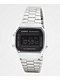 Casio A168WEM-1VT Vintage Silver & Black Digital Watch