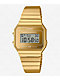 Casio A700WEVG-9AVT Gold Digital Watch - Thumbnail image 1 of 2