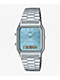 Casio AQ-230A-2A1MQYCF Vintage Silver & Blue Analog & Digital Watch - Thumbnail image 1 of 2
