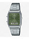 Casio AQ230A-3AVT Vintage Silver & Green Analog & Digital Watch - Thumbnail image 1 of 2