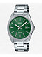 Casio MTP1302D-1A1VT Silver & Black Analog Watch - Thumbnail image 1 of 2
