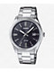 Casio MTP1302D-1A1VT Silver & Black Analog Watch - Thumbnail image 2 of 2