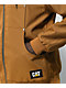 Caterpillar Light Brown Hooded Work Jacket