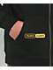 Caterpillar Logo sudadera con capucha con cremallera negra 
