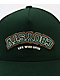 CboysTV Inverted Collegiate Green Snapback Hat - Thumbnail image 3 of 3