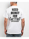 CboysTV Need Money For Car Parts White T-Shirt - Thumbnail image 1 of 3