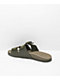Chaco Chillos Olive & Brown Slide Sandals