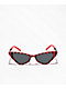 Chain Red Cat Eye Sunglasses - Thumbnail image 2 of 2