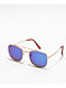 Chairman Square Blue Sunglasses - Thumbnail image 1 of 2
