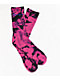 Champion C-Life Blue & Fuchsia Tie Dye Crew Socks - Thumbnail image 1 of 2