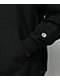 Champion Chenille Ombre Logo Reverse Weave Black Hoodie - Thumbnail image 4 of 4