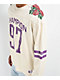 Champion Cream & Purple Long Sleeve T-Shirt - Thumbnail image 4 of 4