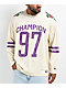 Champion Cream & Purple Long Sleeve T-Shirt - Thumbnail image 1 of 4
