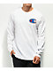 Champion Felt Applique White Long Sleeve T-Shirt - Thumbnail image 1 of 3
