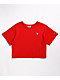 Champion Heritage C Scarlet Crop T-Shirt