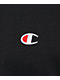 Champion Heritage Embroidered Black T-Shirt