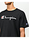 Champion Heritage Script Camiseta negra