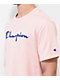 Champion Heritage Script Pink T-Shirt - Thumbnail image 3 of 3