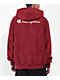 Champion Hi Pile Cardinal Corduroy Fleece Hoodie - Thumbnail image 1 of 3
