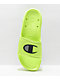 Champion Hydro-C Neon Green Slide Sandals - Thumbnail image 3 of 4