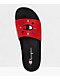 Champion IPO Circle Logo Scarlett Red & Black Slide Sandals