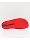 Champion IPO Repeat Red Slide Sandals