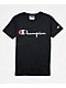 Champion Kids Script Black T-Shirt