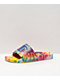 Champion Men's IPO Rainbow Tie Dye Slide Sandals