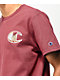 Champion Mixed Motif Embroidered Red T-Shirt - Thumbnail image 2 of 2