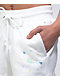 Champion Reverse Weave Circle Logo White Sweat Shorts - Thumbnail image 3 of 3