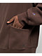 Champion Reverse Weave Crossover Warm Chocolate Brown Vintage Dye Hoodie - Thumbnail image 4 of 4
