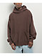 Champion Reverse Weave Crossover Warm Chocolate Brown Vintage Dye Hoodie - Thumbnail image 1 of 4