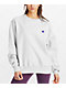 Champion Reverse Weave Silver Grey Crewneck - Thumbnail image 1 of 2