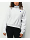 Champion Reverse Weave Silver Grey Crop Mock Neck Sweatshirt - Thumbnail image 1 of 4