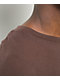 Champion Riggins Drop Shoulder Warm Chocolate Brown Wash T-Shirt - Thumbnail image 2 of 3