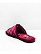 Champion Sleepover Lux Red & Gold Velvet Slippers - Thumbnail image 2 of 4