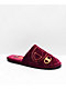 Champion Sleepover Lux Red & Gold Velvet Slippers - Thumbnail image 1 of 4