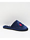 Champion Sleepover Navy Velvet Slippers - Thumbnail image 1 of 4