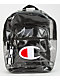 Champion Supercize Black & Clear Backpack - Thumbnail image 1 of 5