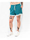Champion Two Tone Green Sweat Shorts - Thumbnail image 1 of 6