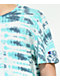 Champion Wave camiseta tie dye azul y gris