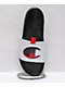Champion XG Tech Black, White & Scarlet Red Slide Sandals