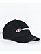 Champion gorra de sarga negra con bordado