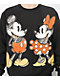 Champion x Disney Mickey & Minnie Black Crewneck Sweatshirt