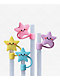 CharCharms Star 4-Pack Straw Toppers - Thumbnail image 1 of 2
