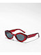 Cherry Bomb Crystal Red Smoke Sunglasses - Thumbnail image 1 of 2