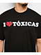 Chicos Toxicos I Heart Toxicas Black T-Shirt - Thumbnail image 2 of 3