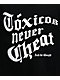Chicos Toxicos Never Cheat Black T-Shirt - Thumbnail image 3 of 4
