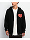 Chicos Toxicos Toxicas Have My Heart Black Zip Hoodie - Thumbnail image 2 of 3