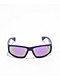 Chunky Purple Racer Sunglasses - Thumbnail image 2 of 2
